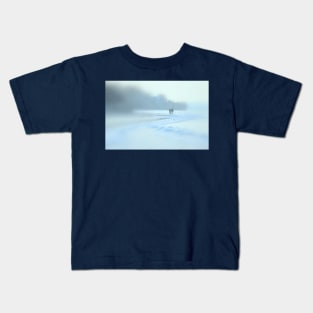 Wintry Afternoon Stroll Kids T-Shirt